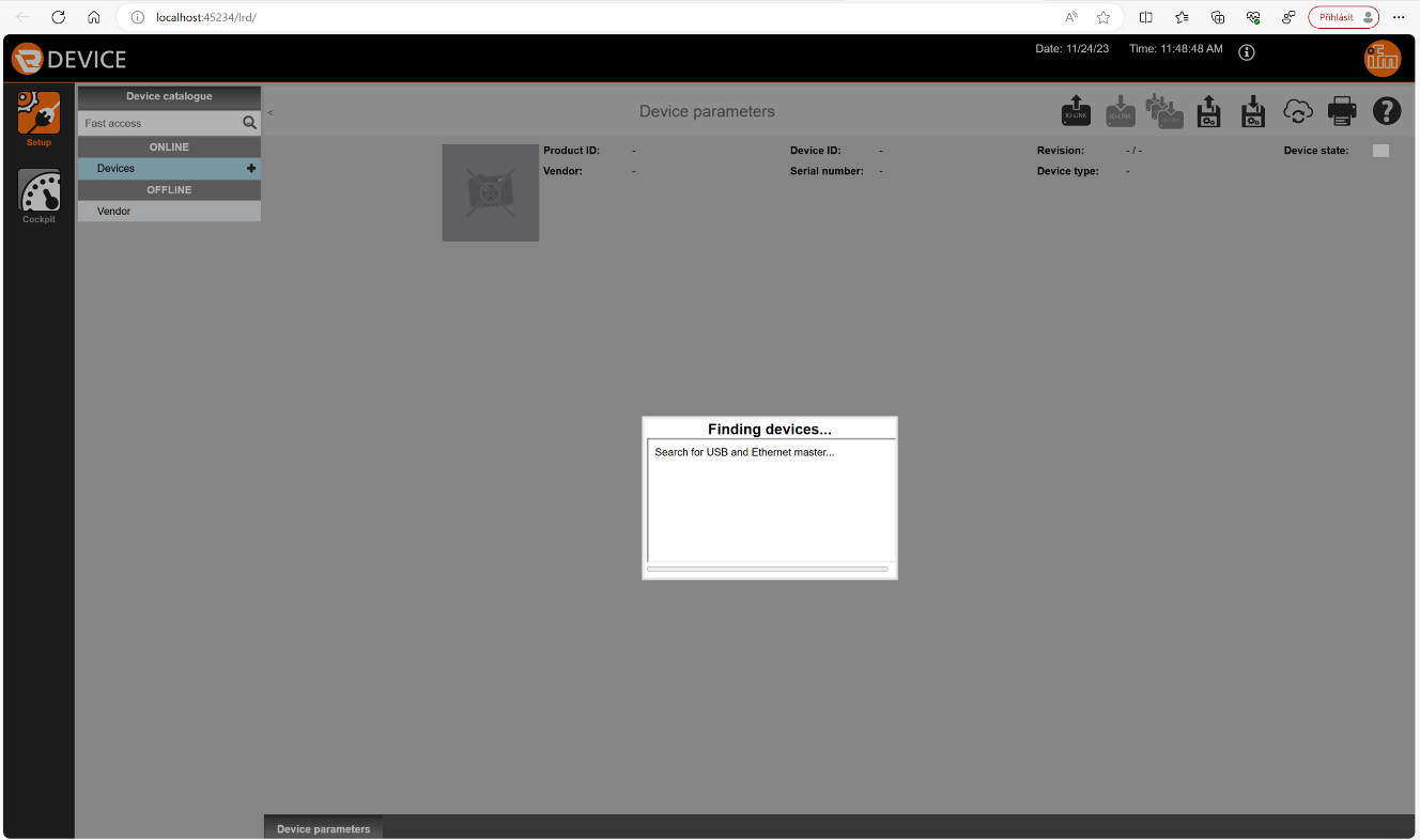 Turck Device – IO-Link konfigurace